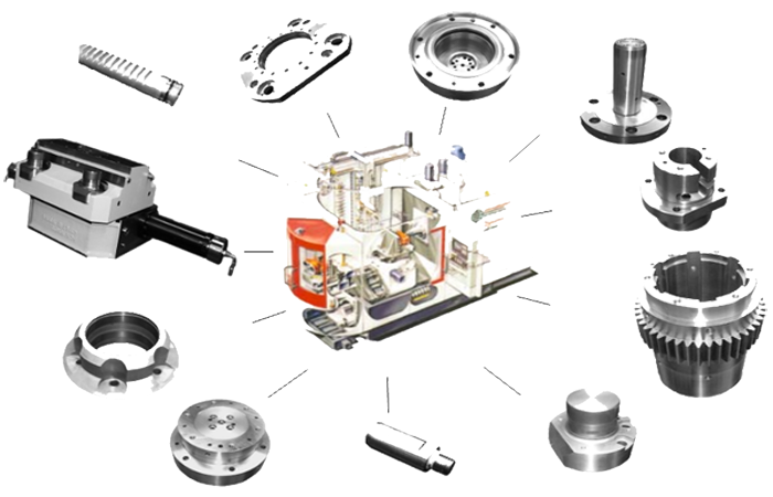 Systemkomponenten für Werkzeugmaschineb